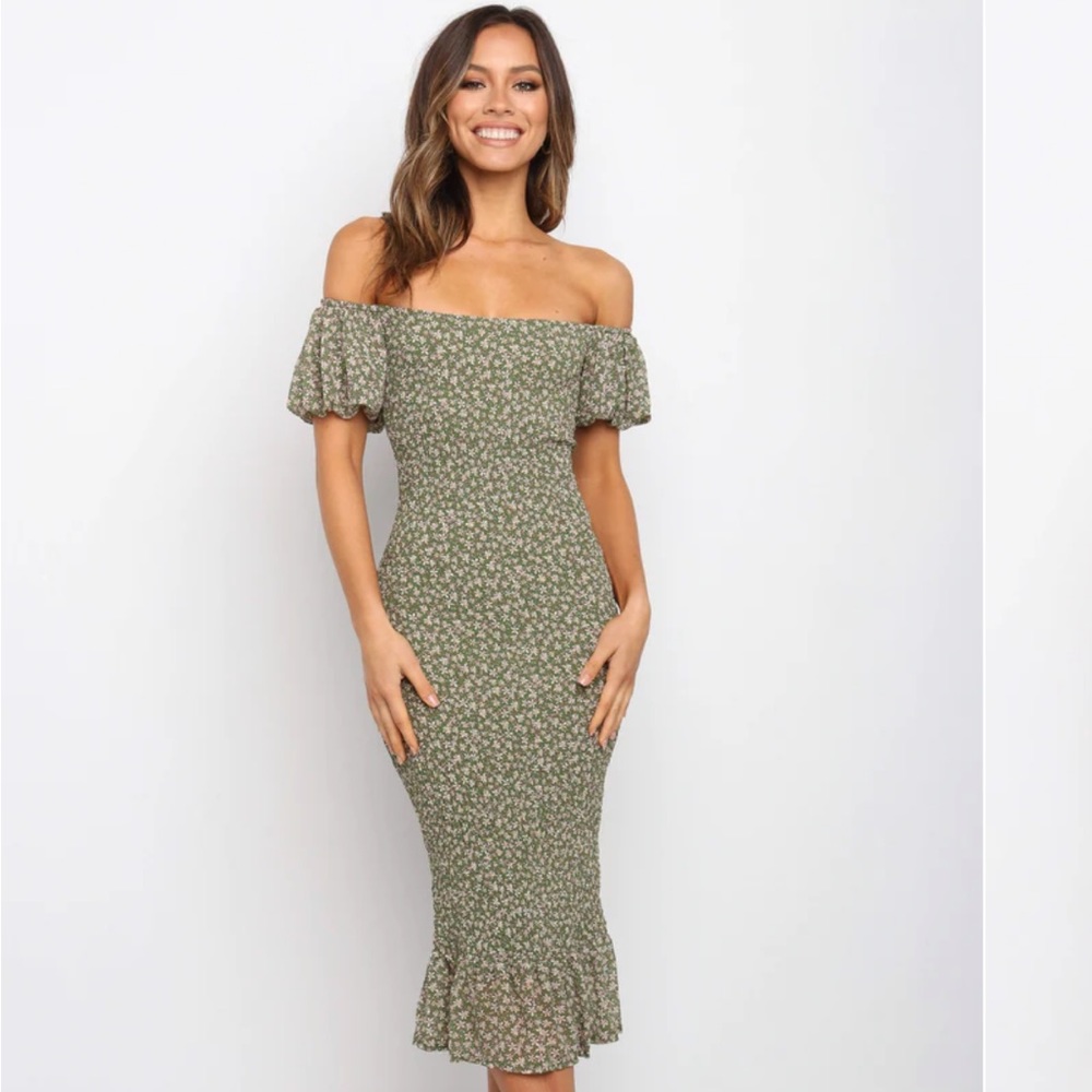 Petal & Pup Rubik Dress | Green
